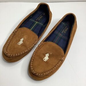 Polo Ralph Lauren women’s slippers in chestnut brown